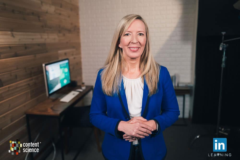content marketing courses on linkedin learning with colleen jones