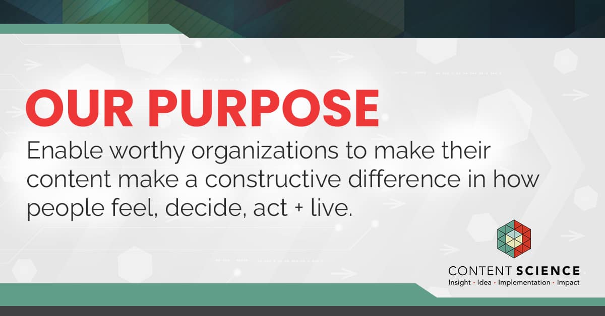 content science purpose