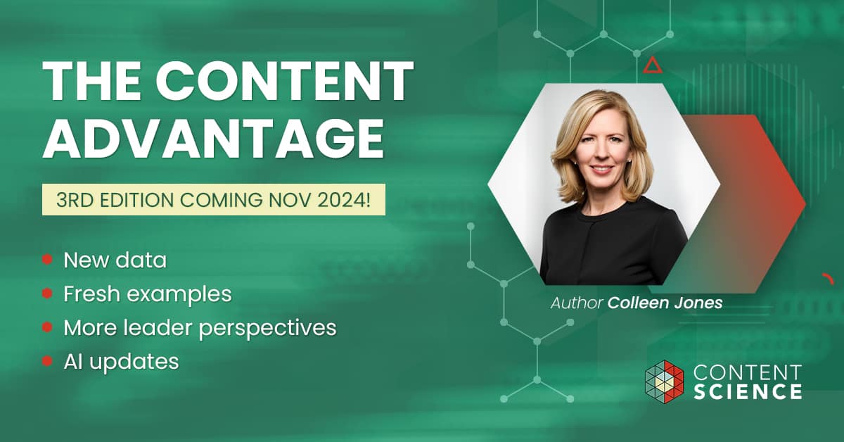 third edition of The Content Advantage announced